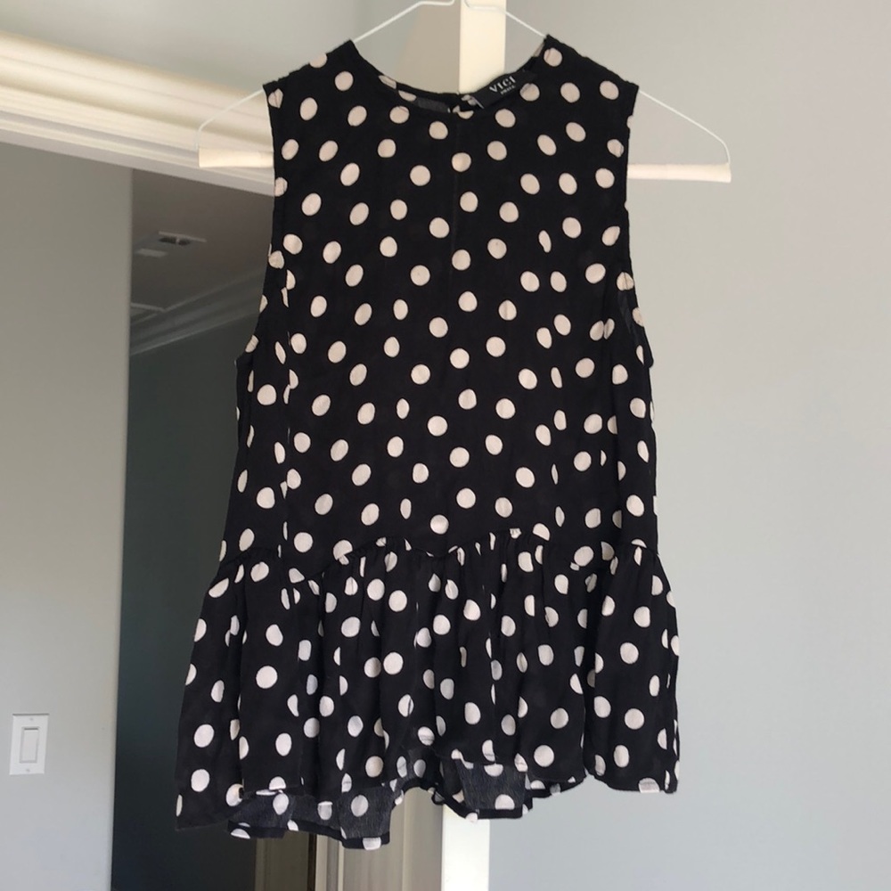 EUC VICI Polka Dot Tank XS